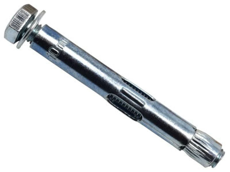 Image of Masonmate Durable M10 X 80mm Hex Loose Bolt Sleeve Anchors - 50 Pack For Concrete And Masonry