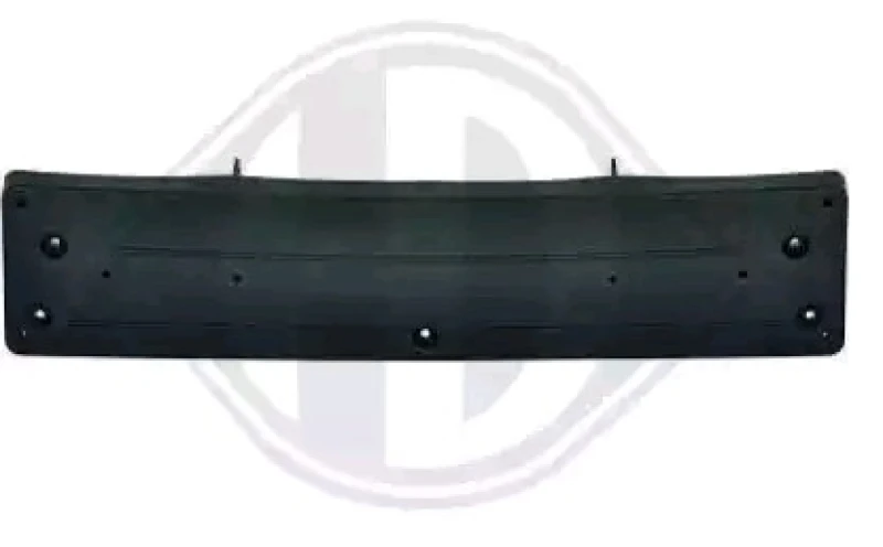 Image of DIEDERICHS 1217351 Number plate holder HD Tuning Front, Black Number plate holder (746)
