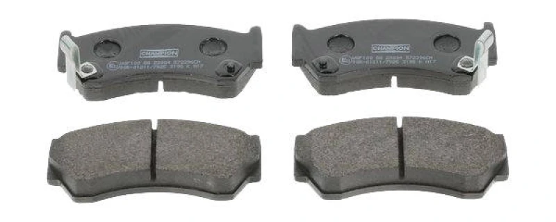 Image of CHAMPION 572396CH Brake pad set with acoustic wear warning Brake Pad Set,disc brake (402)