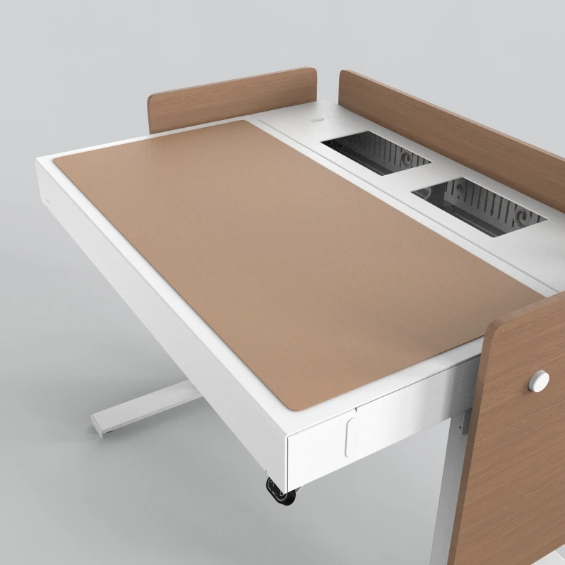 Image of Heckler Design H922-4003 desk pad Linoleum Brown