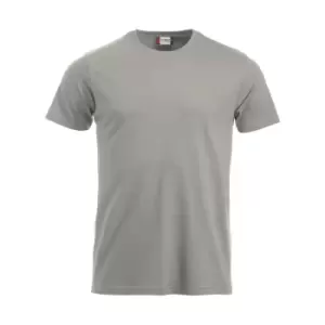 image of Clique Mens New Classic T-Shirt (XS) (Silver)