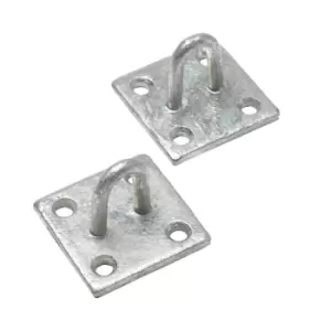 Image of Eliza Tinsley Silver Anchorage Point (H)35mm (L)50mm Pack Of 2