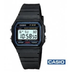 Image of Casio F 91W 1YEF Mens Resin Digital Watch
