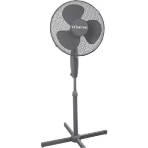 image of Schallen - 16' Electric Oscillating Floor Standing Tall Pedestal Air Cooling Fan in grey