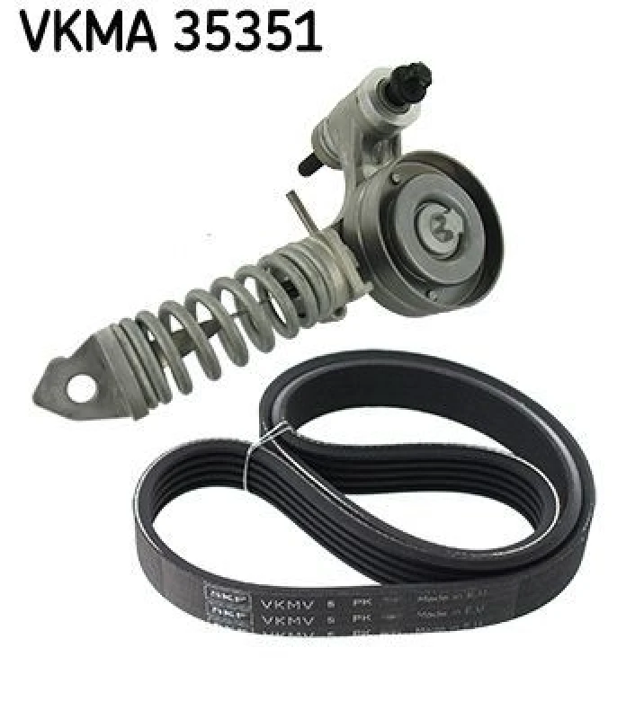 Image of SKF V-Ribbed Belt Set SKF VKMA 35351