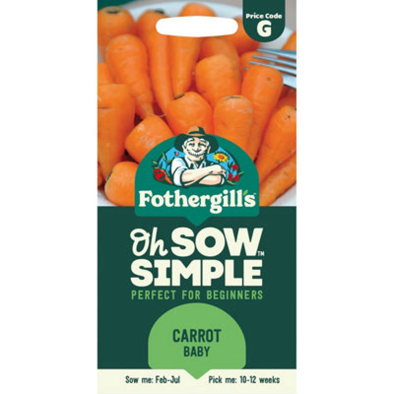 Image of Mr Fothergills Mr. Fothergills Oh Sow Simple Carrot Baby Seeds