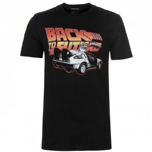 image of Character Back to the Future T Shirt Mens - Delorean