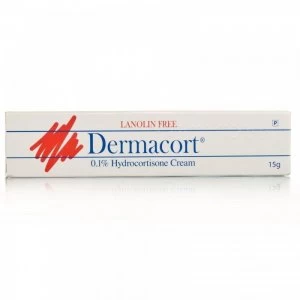 Image of Dermacort 0.1% Hydrocortisone Cream Lanolin Free 15g