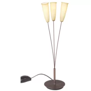 image of Delfino 3 Light Table Lamp Bronze