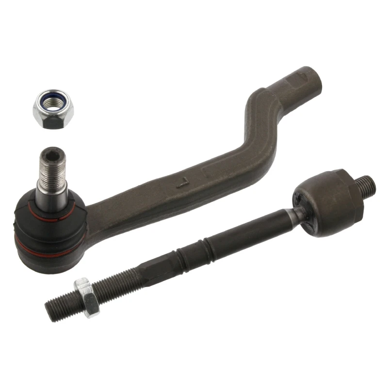 Image of FEBI BILSTEIN 34577 Tie Rod OE Turbo NEW, Front Axle Left, with lock nut Rod Assembly (284)