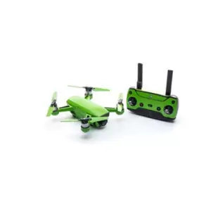 image of Modifli DJI Spark Drone Skin Vivid Envy Green Propwrap Combo