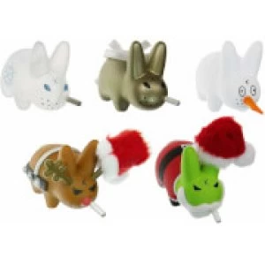 image of Kidrobot Xmas Wonderland 5-Pack Mini Series 2" Vinyl Figure