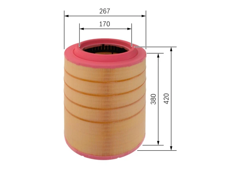 Image of Air filter Bosch F 026 400 533