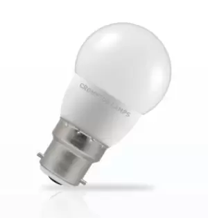 Image of Crompton Lamps LED Golfball 5.5W B22 Dimmable Warm White Opal (40W Eqv)
