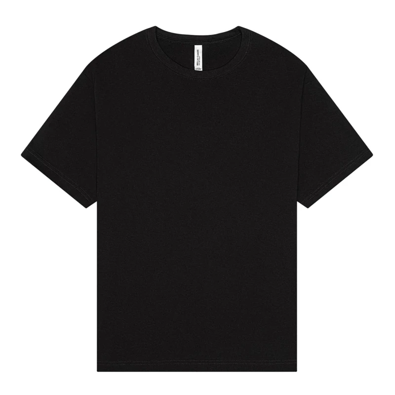 Image of Bella + Canvas Mens Heavyweight Boxy T-Shirt in Black Size: Large Black Male L