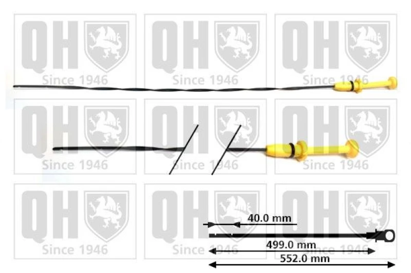 Image of QUINTON HAZELL Oil Dipstick QUINTON HAZELL QOD101