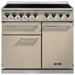 image of Falcon F1000DXEICR-C 100110 100cm Deluxe Induction Range Cooker - Cream