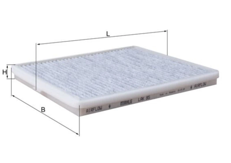 Image of Pollen filter MAHLE LAK 95