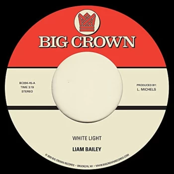 image of Liam Bailey - White Light B/w Cold & Clear Vinyl