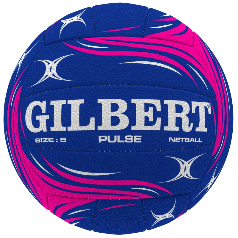 Image of Gilbert Pulse Match Netball - Purple Purple Size 5