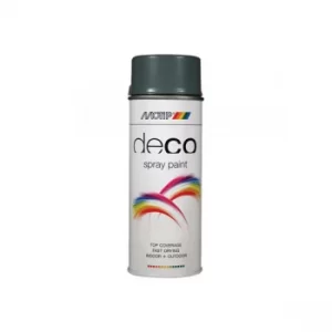 Image of PlastiKote 01691 Deco Spray Paint High Gloss RAL 7031 Blue Grey 400ml