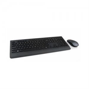 image of Lenovo 4X30H56829 QWERTY RF US English Black Wireless Keyboard