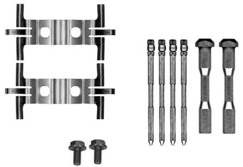Image of Brake pad fitting kit TEXTAR 82562700