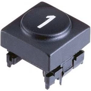 Image of Marquardt 826.001.011 Sensor Cap Button cap 1 Anthracite Compatible with details Series 6425 without LED