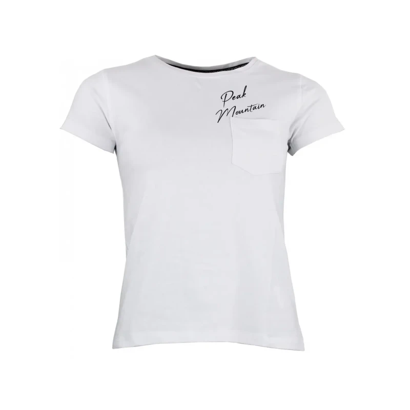 Image of Womens T-Shirt Peak Mountain Ajojo Blanc Female L