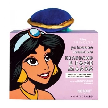Image of Mad Beauty Disney Princess Jasmine Face Mask & Headband Set