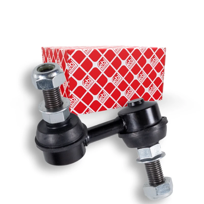 Image of FEBI BILSTEIN 28272 Anti-roll bar link OE Turbo NEW, Front Axle Right, without taper plug Link Stabiliser (3229)