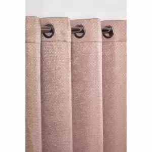 Image of Emma Barclay Ambiance Eyelet Curtains 46 X 72 Blush