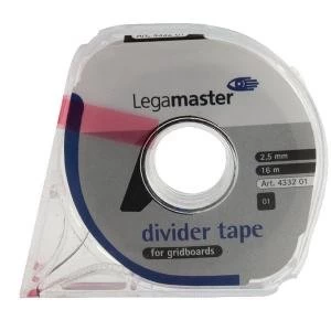 Image of Legamaster Self-Adhesive Tape For Planning Boards 16m Black 4332-01