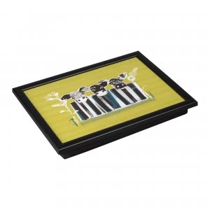 Image of Denby Cow Laptray With Black Edge