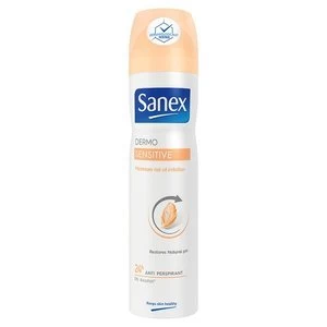 image of Sanex Dermo Sensitive Anti-Perspirant Deodorant 250ml