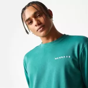 Image of Mennace Essentials Regular Fit Sweatshirt - Green