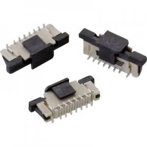 image of Wuerth Elektronik 687306124422 Receptacles standard ZIF FPC Total number of pins 6 Contact spacing 0.50 mm