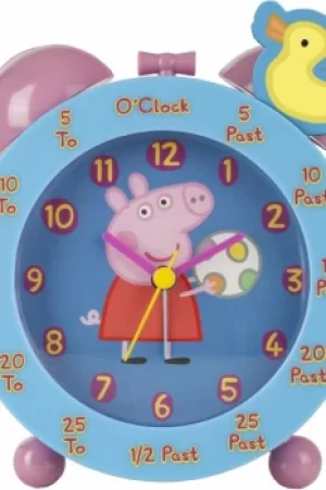 image of Childrens Character Peppa Pig Time Teacher Alarm Clock PEP124