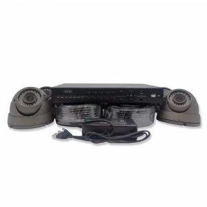 Image of Zexum 4 Channel 4 in 1 CCTV 4 Dome Camera Kit - 1TB