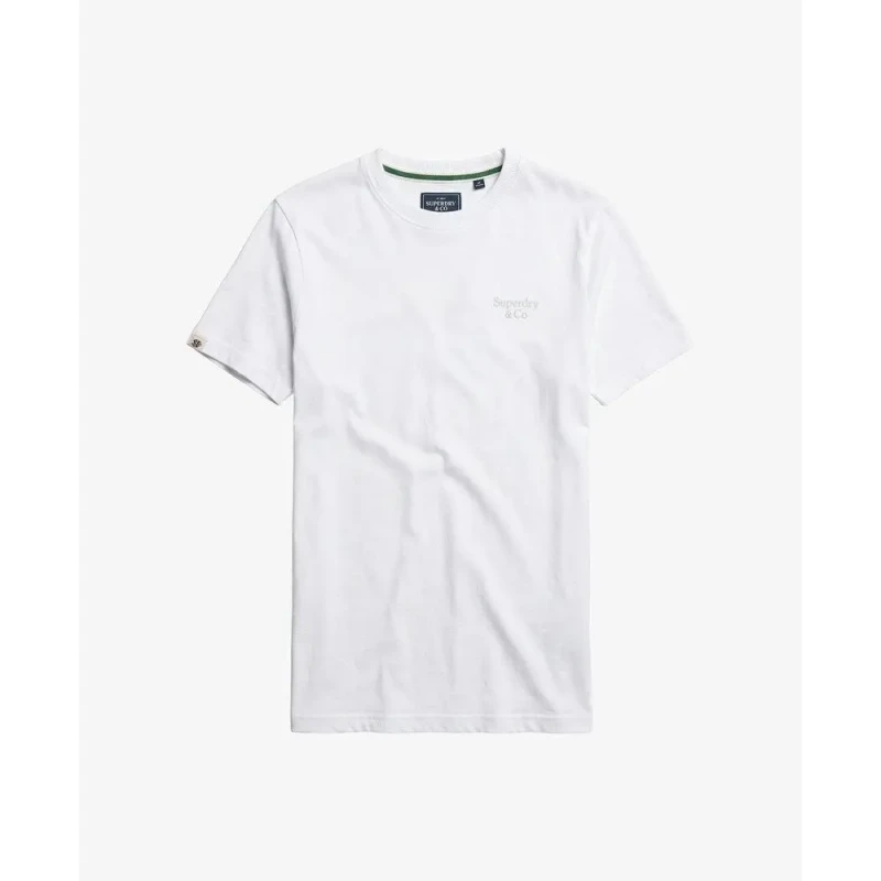Image of Superdry T-Shirt with logo Superdry Essential Serif Blanc Male 2XL