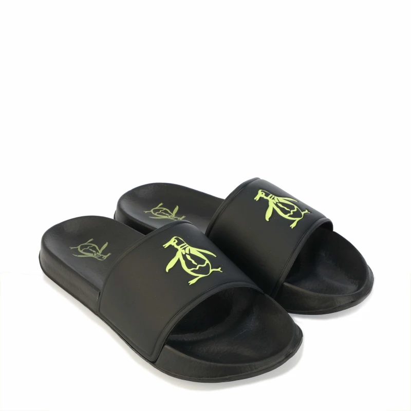 Image of Original Penguin Pier Pool Slider Black male UK 7