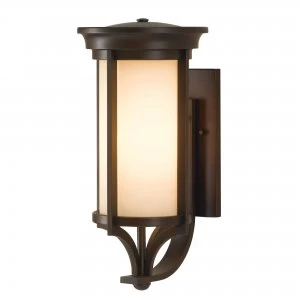 image of 1 Light Outdoor Medium Wall Lantern Light Heritage Bronze IP44, E27