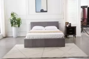 Image of Ottoman Storage Bed Velvet Single 3FT Bed Upholstered Side lift Gas Lift