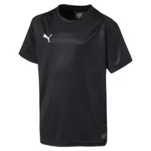 image of Puma Jersy Crew Neck Top - Black