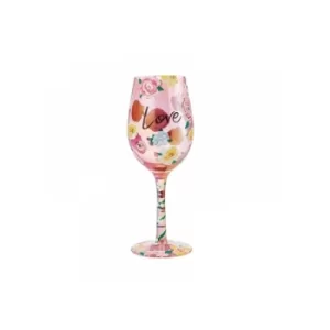 Image of Love Wine Glass