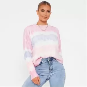 Image of I Saw It First Tie Dye Rib Jumper - Multi