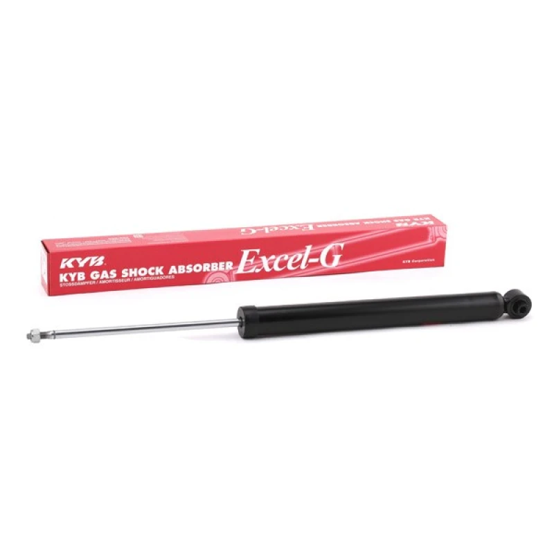 Image of KYB 343348 Shock absorber Rear Axle, Gas Pressure, Twin-Tube, Telescopic Shock Absorber, Bottom eye Shock Absorber (854)