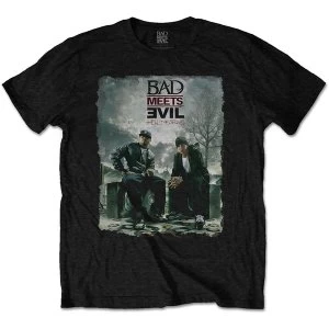 Image of Bad Meets Evil - Burnt Mens Large T-Shirt - Black