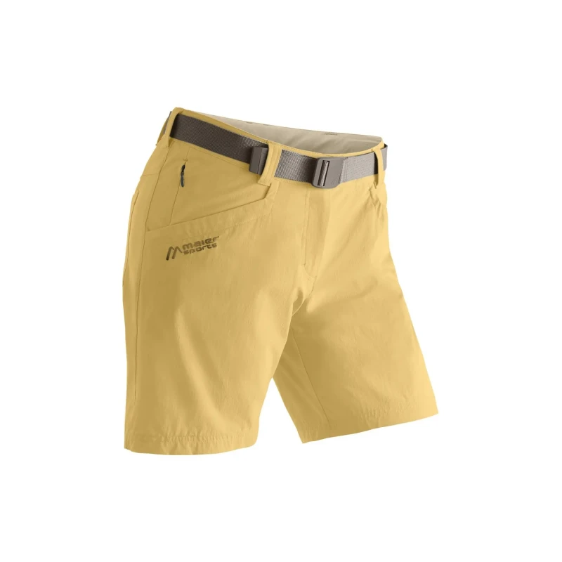 Image of Womens hiking shorts Maier Sports Lulaka Jaune Female 48