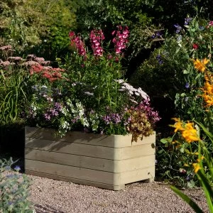 image of Rowlinson Marberry Rectangular Garden Planter